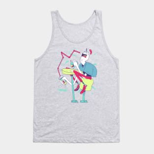 FingerFace Fast Food Tank Top